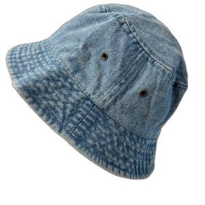 Bucket Sun Hat Short Brim Visor Denim S/M